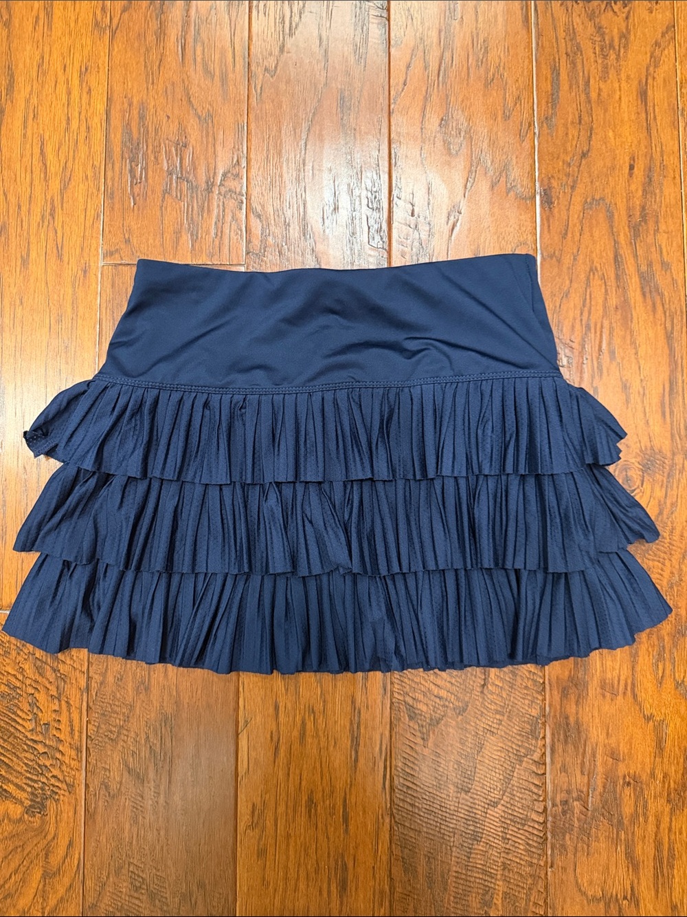 Lucky in Love Navy Tiered Ruffle Skirt size Medium